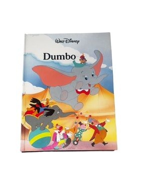 WALT DISNEY Dumbo Hardcover Storybook - Gray & Pink